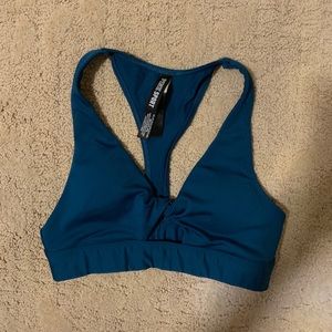 pink swim/sports bra top